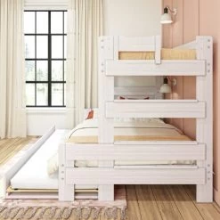 Max & Lily Farmhouse Twin Over Full Bunk Bed With Trundle 8 Max & Lily Farmhouse Twin Over Full Bunk Bed With Trundle -Professional Childrens Furniture Store GUEST e0caca67 3227 4b9b 962f cf7f2cf5784b