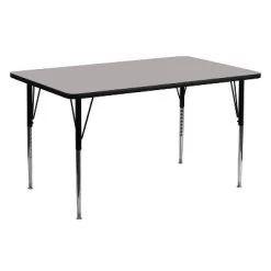 Emma And Oliver 24x60 Rectangle HP Laminate Adjustable Activity Table -Professional Childrens Furniture Store GUEST e17b79eb febd 418f b8e7 1d10d77688ce