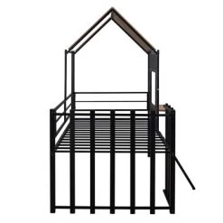 Metal Twin Size Loft Bed With Roof, Windows, Railing And Ladder - ModernLuxe 14 Metal Twin Size Loft Bed With Roof, Windows, Railing And Ladder - ModernLuxe -Professional Childrens Furniture Store GUEST e1a2a638 538f 461f b1dc adac40e99ea6