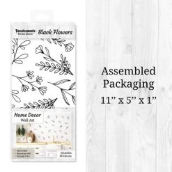 Black Flowers Wall Decor - Decalcomania -Professional Childrens Furniture Store GUEST e205af94 b34c 4d80 a40d b03af8898a61