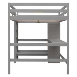 Full Size Loft Bed With Multifunction Shelves And Under-Bed Desk - ModernLuxe 18 Full Size Loft Bed With Multifunction Shelves And Under-Bed Desk - ModernLuxe -Professional Childrens Furniture Store GUEST e38820f7 5bbd 414e 8892 29e170ba5515