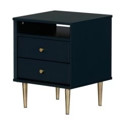 Dylane 2-Drawer Nightstand Navy - South Shore -Professional Childrens Furniture Store GUEST e5f7f51a 715f 44df b62e c240e99d2b1a