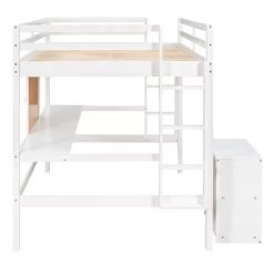 Wooden Loft Bed With Desk, Writing Board And 2 Drawers Cabinet - ModernLuxe -Professional Childrens Furniture Store GUEST e63d49ec 225b 46e0 bb19 5443b4fe7a19
