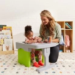 ECR4Kids Tri-Me Cube Chair Desk, Kids Furniture, Light Grey -Professional Childrens Furniture Store GUEST e90c6034 ee50 4591 8dea 4356d898265d