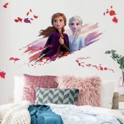 Frozen 2 Elsa & Anna Peel & Stick Giant Wall Decal - Roommates