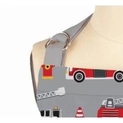 Fire Truck Print Kids' Apron - MU Kitchen