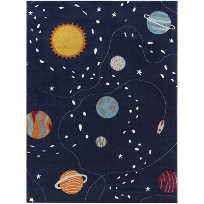 Space Explorer Kids' Rug Blue - Balta Rugs 7 Space Explorer Kids' Rug Blue - Balta Rugs - Image 7