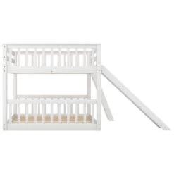 Wood Bunk Bed With Convertible Slide And Ladder-ModernLuxe -Professional Childrens Furniture Store GUEST ef61deed 78c4 4be3 a297 e60688d41b95