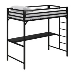 Twin Max Metal Loft Bed With Desk Black - Room & Joy 10 Twin Max Metal Loft Bed With Desk Black - Room & Joy -Professional Childrens Furniture Store GUEST f01124f7 d944 463f b2fd a2d4a1065834