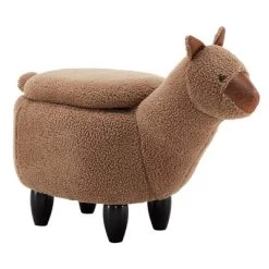 Anders Llama Storage Ottoman Brown - Inspire Q -Professional Childrens Furniture Store GUEST f1a201d3 b12d 4613 8798 4f9447bb3b03