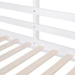 Twin Over Twin Bunk Bed With Roof, Window, Guardrails And Ladder - ModernLuxe -Professional Childrens Furniture Store GUEST f2972c93 e935 4fd6 b933 f3fb68adf3d4