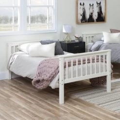 Twin Over Twin Solid Wood Mission Design Bunk Bed - Saracina Home -Professional Childrens Furniture Store GUEST f33cbfb3 b5f2 4699 89c8 4cf0360c3c06