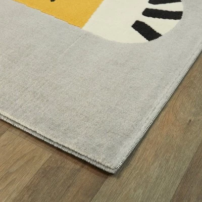 4'x6' Little Lion Kids' Rugs Yellow - Balta Rugs 2 4'x6' Little Lion Kids' Rugs Yellow - Balta Rugs - Image 2