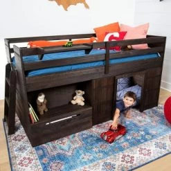 Max & Lily Loft Bed Twin Size Solid Wood Platform Bed Frame For Kids With Storage Drawer -Professional Childrens Furniture Store GUEST f3ca8ec2 2dd0 4ed6 9a86 bf09cb9bbefa
