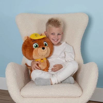 PAW Patrol Movie Junior Patroller MINI Pillow Buddy Yellow 4 PAW Patrol Movie Junior Patroller MINI Pillow Buddy Yellow - Image 4