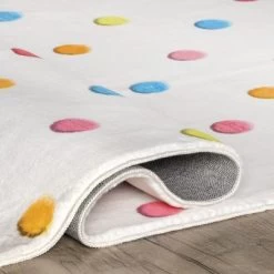 NuLOOM Ilse Colorful Dots Machine Washable Kids Area Rug 11 NuLOOM Ilse Colorful Dots Machine Washable Kids Area Rug -Professional Childrens Furniture Store GUEST f78e1c59 0151 43b4 8b65 fc5d151d74a5