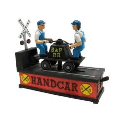 Design Toscano Railroad Handcar Collectors' Die Cast Iron Mechanical Coin Bank 6 Design Toscano Railroad Handcar Collectors' Die Cast Iron Mechanical Coin Bank -Professional Childrens Furniture Store GUEST f84696e2 b4dd 4718 8c47 b9e51ee371fb