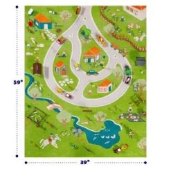 39"x59" Farm 3D Play Rug - IVI