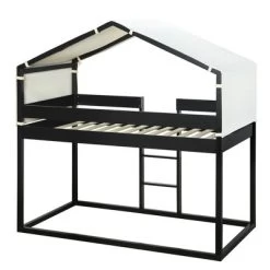 Wood Twin Over Twin Bunk Bed With Tent-ModernLuxe 15 Wood Twin Over Twin Bunk Bed With Tent-ModernLuxe -Professional Childrens Furniture Store GUEST f88592fe 12ce 48cb bd9d d11849190223