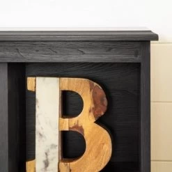 Twin Zach Bookcase Headboard Gray Oak - South Shore 9 Twin Zach Bookcase Headboard Gray Oak - South Shore -Professional Childrens Furniture Store GUEST fa762153 b4fe 4b66 a5a4 9881f8328b07