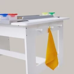 Fantasy Fields - Little Artist Monet Play Art Table Kids Furniture - White/Gray -Professional Childrens Furniture Store GUEST fa88b89c 1338 4a5b b2a1 9d5f2fe8bc19