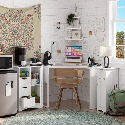 Kids' Corner Ladder Wall Shelf White - RiverRidge Home 8 Kids' Corner Ladder Wall Shelf White - RiverRidge Home - Image 8