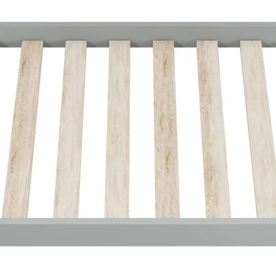 Kids' Twin Over Twin Caspian Bunk Bed With Hanging Nightstand Gray - Hillsdale Furniture 3 Kids' Twin Over Twin Caspian Bunk Bed With Hanging Nightstand Gray - Hillsdale Furniture - Image 3