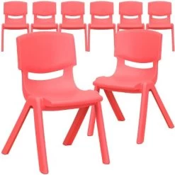 Flash Furniture 8 Pack Plastic Stackable School Chair With 12" Seat Height -Professional Childrens Furniture Store GUEST fc2b2201 491e 4139 bab5 019b4820bafc