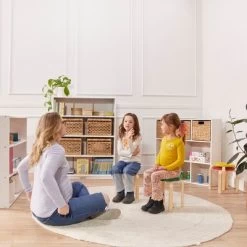 ECR4Kids Bentwood Stacking Stools For Kids, Playroom/Daycare Flexible Seating, 12" Height, 6-Piece -Professional Childrens Furniture Store GUEST fc80c68b c929 4617 b1a2 5a52adfa3393