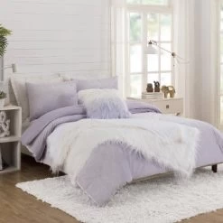 Teen Luxe Ombre Long Hair Throw Pillow White/Purple - Makers Collective -Professional Childrens Furniture Store GUEST fd055cbe 3ba3 4b63 95c4 f4a48df3946b