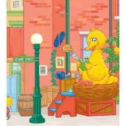 6'x10.5' Sesame Street Chair Rail Prepasted Mural Ultra Strippable - RoomMates -Professional Childrens Furniture Store GUEST fd32752a fb01 4b50 ba37 cebfc028188d