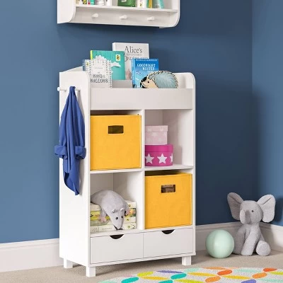 Kids' Book Nook Cubby Storage Cabinet With Bookrack - RiverRidge Home 5 Kids' Book Nook Cubby Storage Cabinet With Bookrack - RiverRidge Home - Image 5