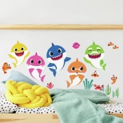 Baby Shark Peel And Stick Wall Decals - RoomMates -Professional Childrens Furniture Store GUEST fe70c4c2 6ad4 4479 9580 add042846a51