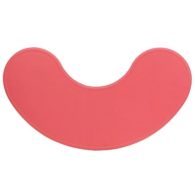 Flash Furniture 35"W X 65"L Half-Moon Plastic Height Adjustable Activity Table 7 Flash Furniture 35"W X 65"L Half-Moon Plastic Height Adjustable Activity Table - Image 7